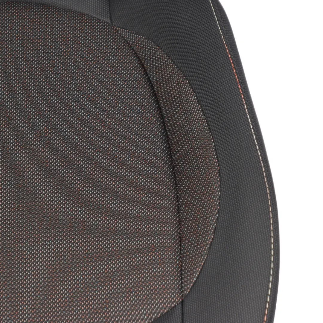 Mini Cooper One F55 Front Right O/S Cloth Seat Fabric Firework / Carbon Black