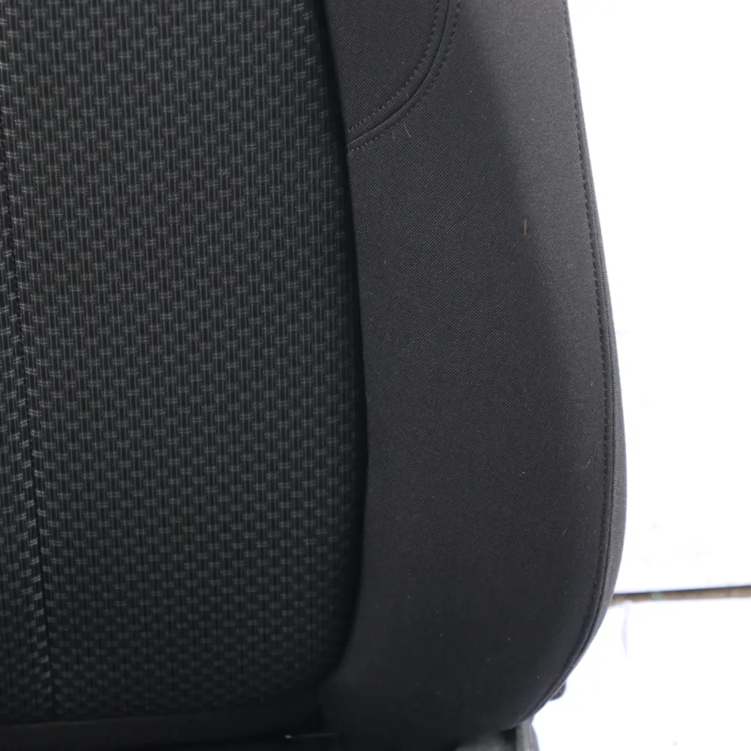 BMW F40 Front Left N/S Passenger Side Seat Cloth Fabric Grid Anthracite