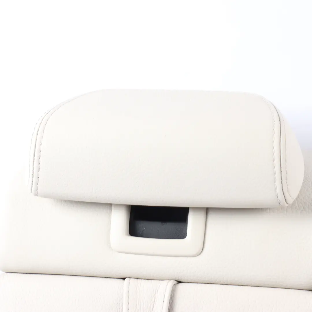 BMW X6 F16 Seat Rear Left N/S Backrest Cushion Cover Leather Dakota Ivory White