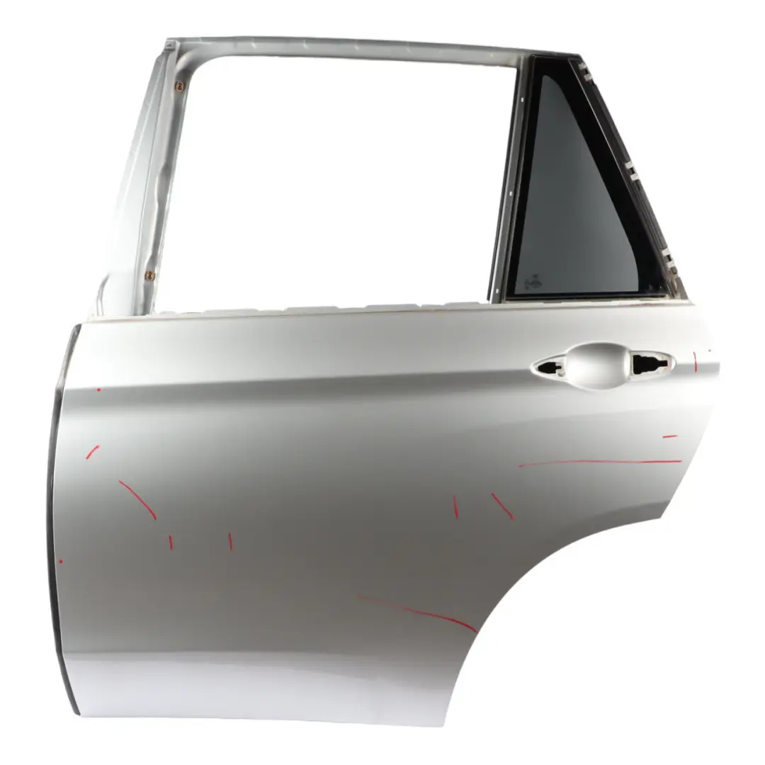 BMW X5 F15 Door Rear Left N/S Glacier Silver Metallic - A83