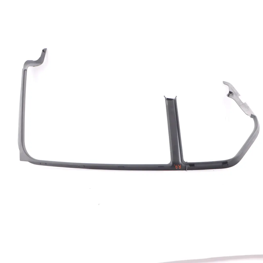 BMW X2 F39 Window Frame Rear Door Right O/S Cover Trim Seal Black 7420866