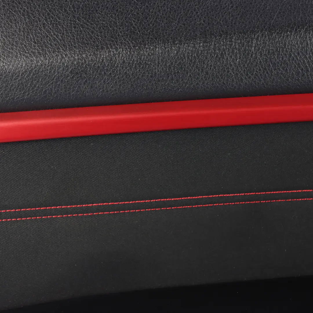 BMW F30 F31 LCI Door Card Lining Panel Cloth Anthracite Red Front Left N/S 