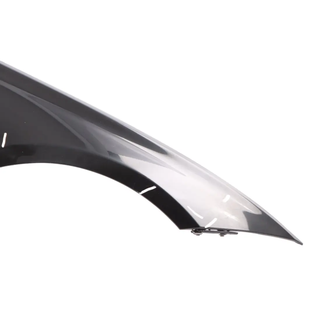 BMW F30 Side Wing Panel Fender F31 Front Right O/S Schwarz 2 Black - 668