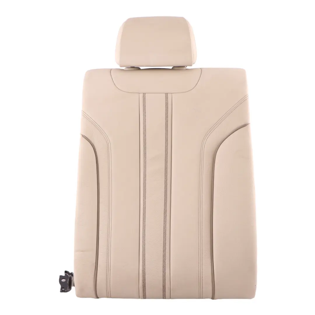 BMW G30 Seat Backrest Rear Right O/S Back Cover Leather Dakota Ivory White