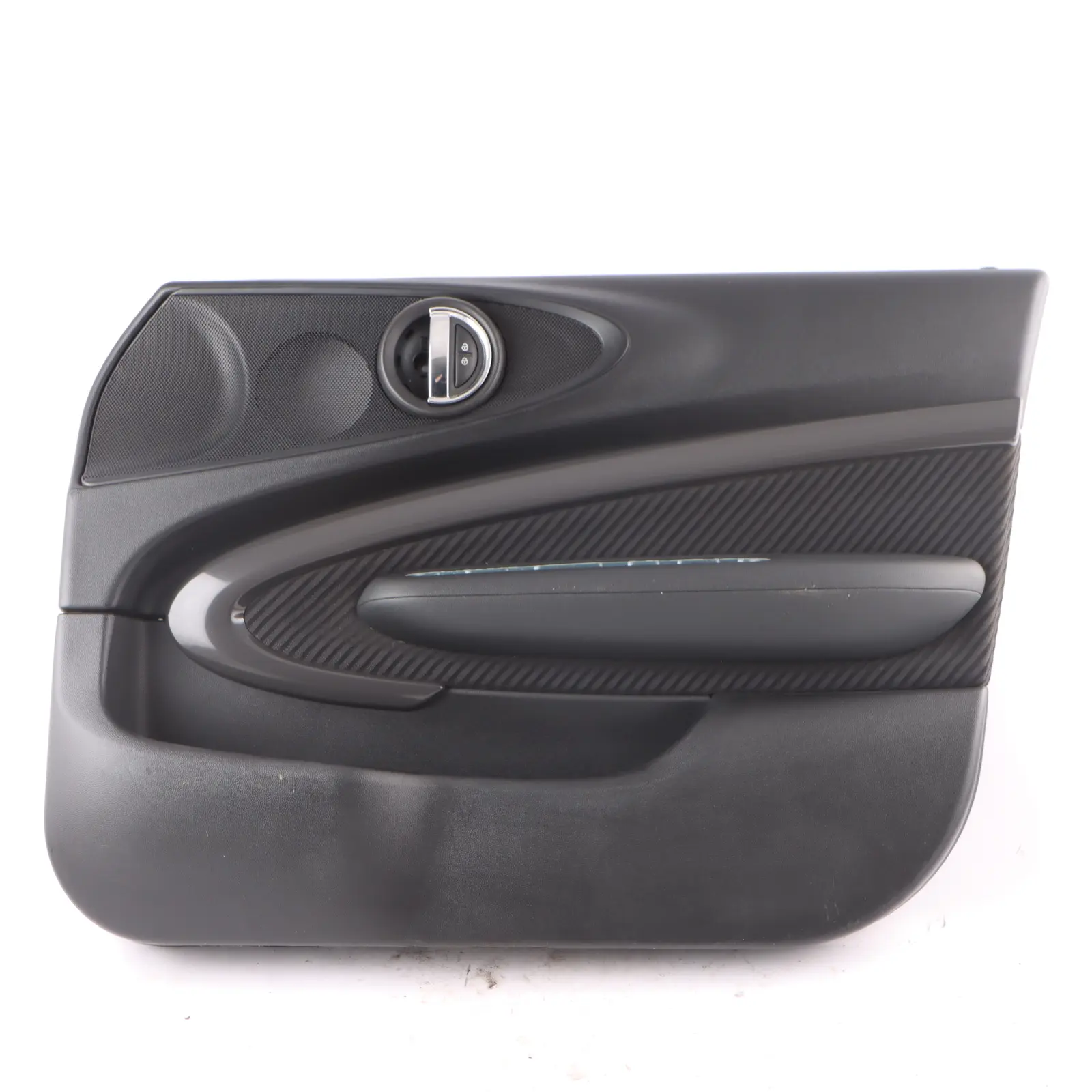 Mini F54 LCI Door Card Trim Front Right O/S Lining Cloth Leather Carbon Black