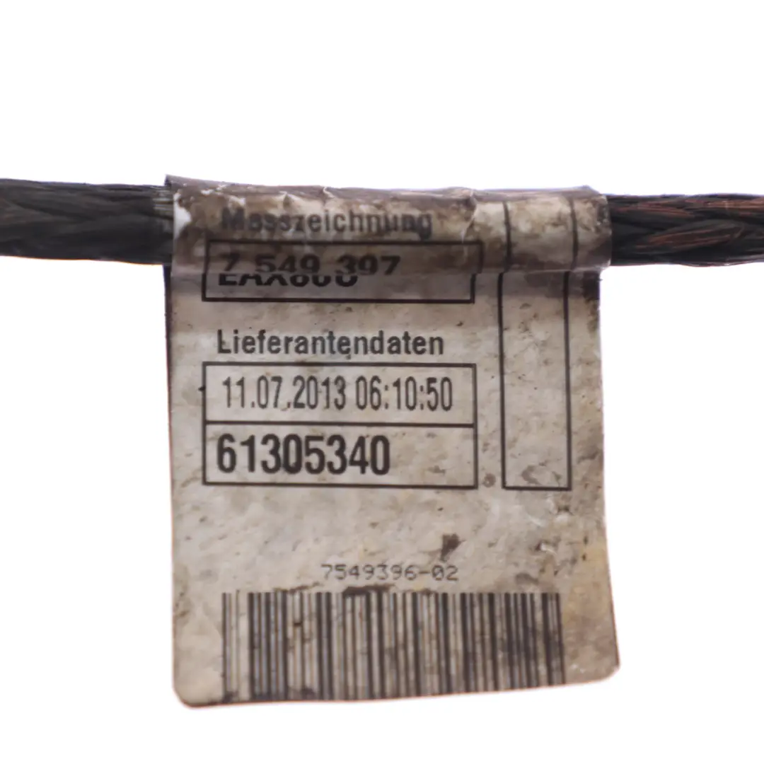 Earth Ground Cable BMW E90 E91 E92 Negative Battery Lead Wiring 7549396