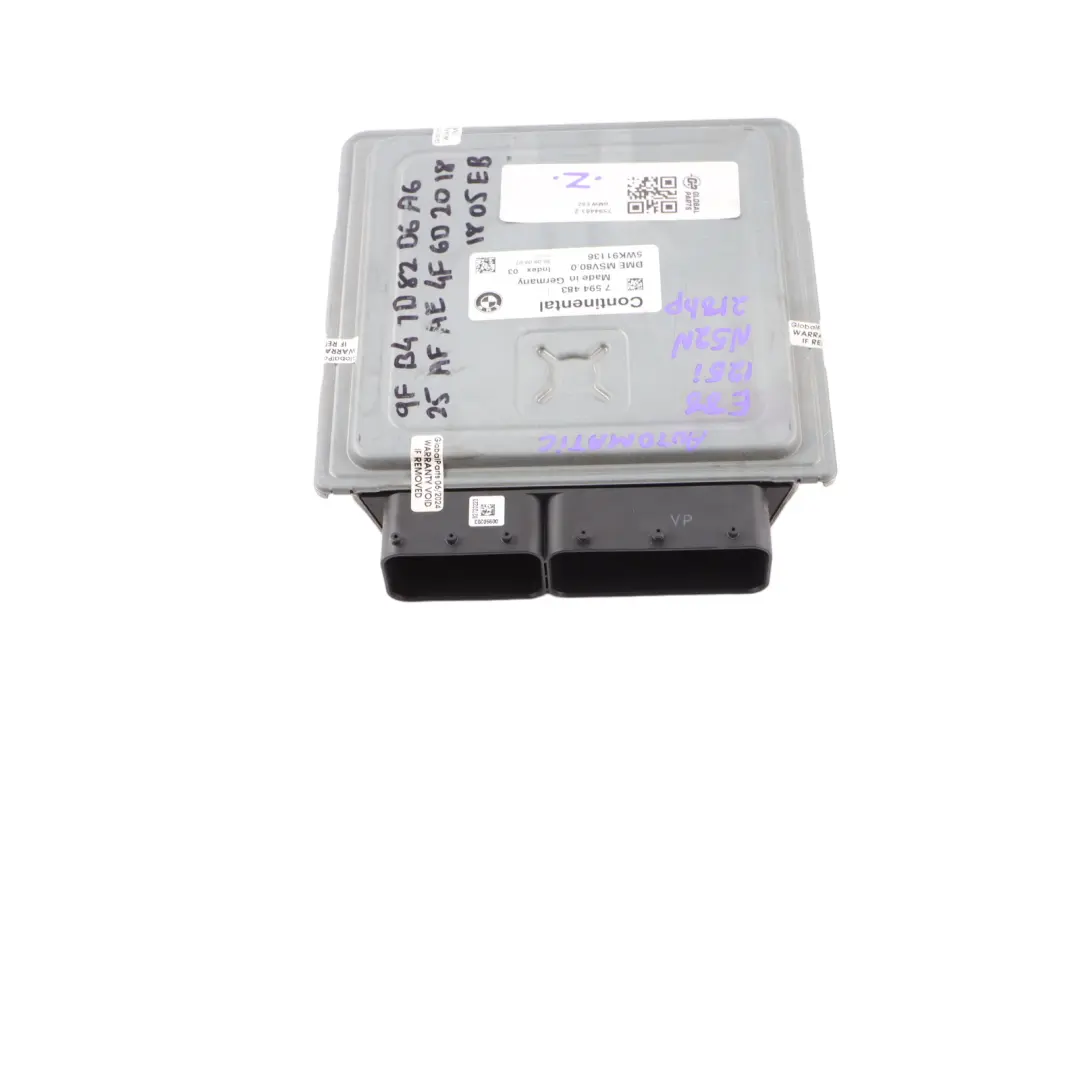 BMW E82 E88 125i N52N 218HP Engine Control Unit Module ECU DME 7594483 Automatic