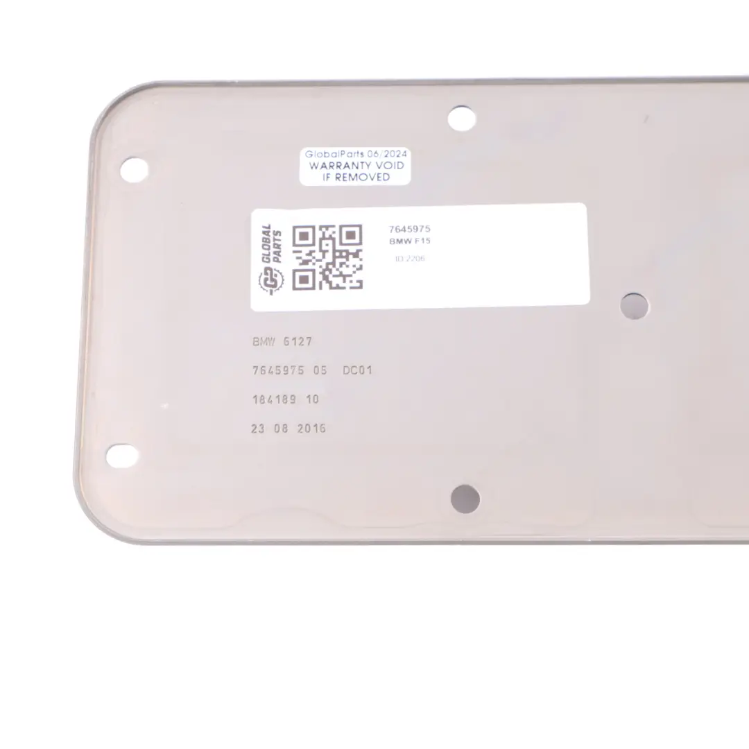 BMW X5 F15 Service Cover High Voltage Battery 7645975