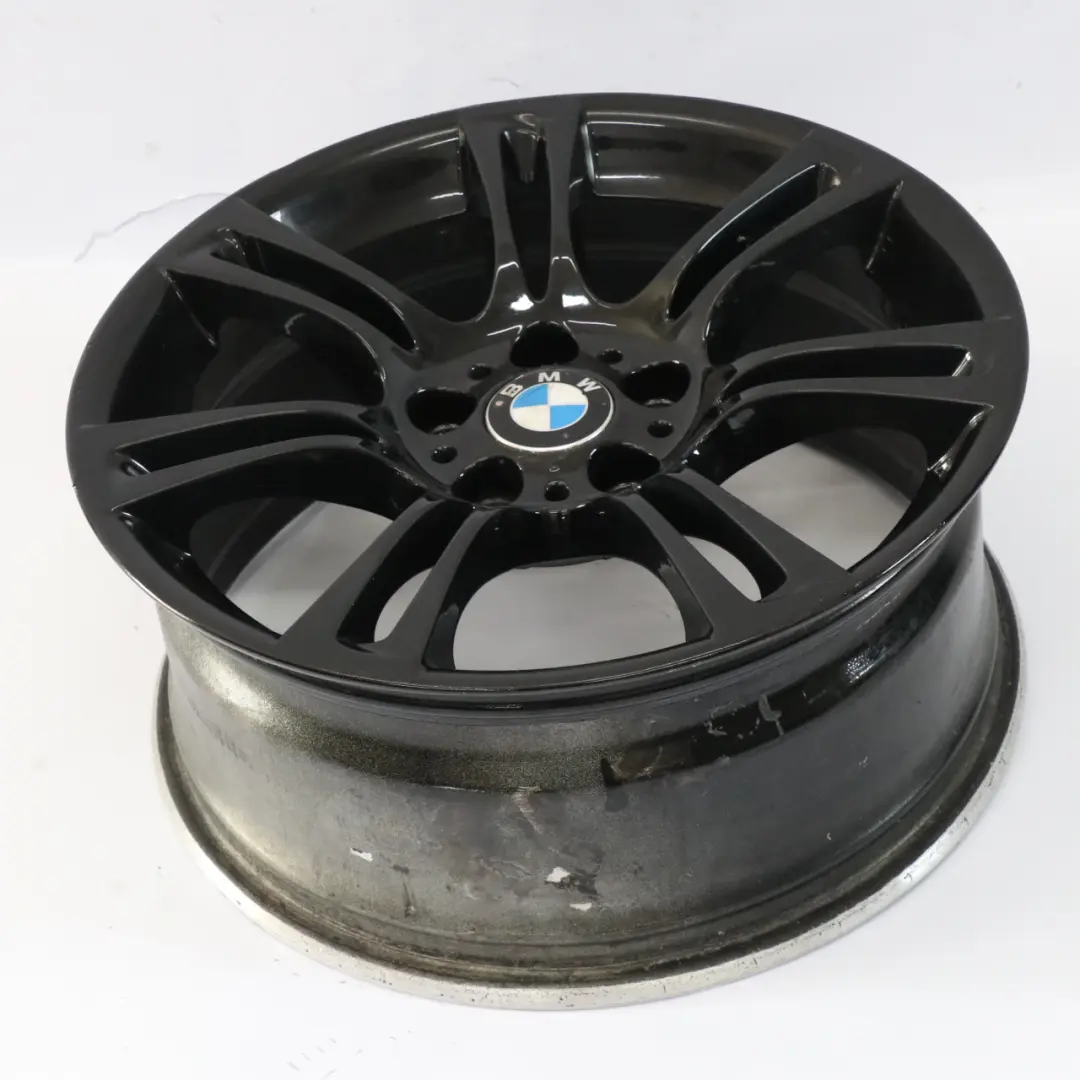 BMW F10 F11 F12 Llanta de Aleación Negra M Doble Radio 350 8J 18" ET:30 7842650