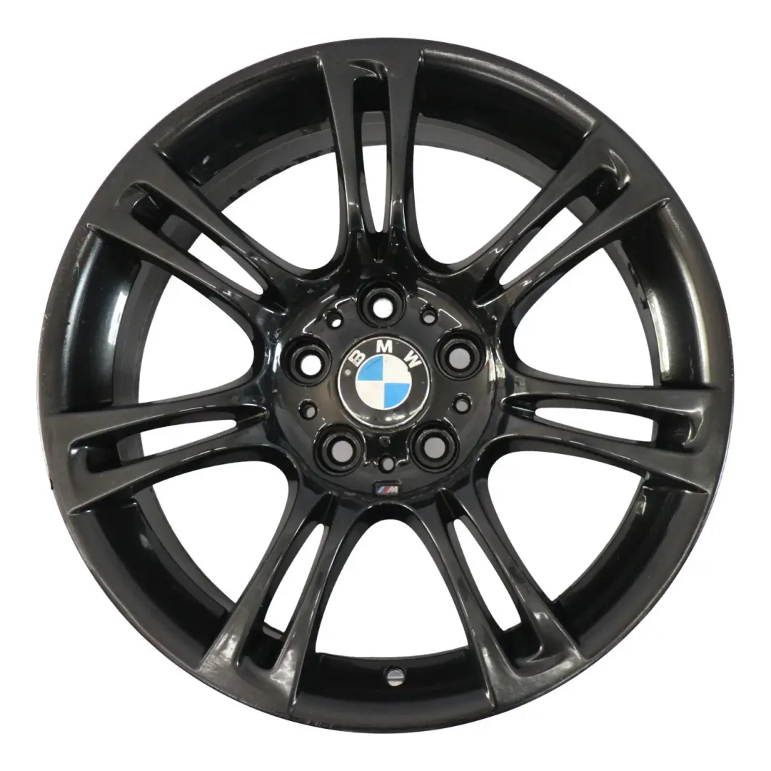 BMW F10 F11 F12 Llanta de Aleación Negra M Doble Radio 350 8J 18" ET:30 7842650