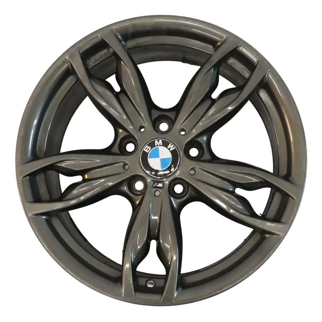 BMW F20 F21 F22 F23 Gris Férrico Llanta aleación 18" M Doble Radio 436 ET:52 8J