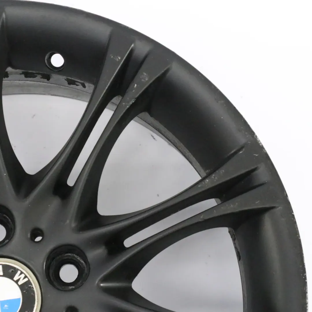 BMW E46 Z4 E85 Negro Delantero Llanta aleación 18 "ET:47 8J M Doble Radio 135