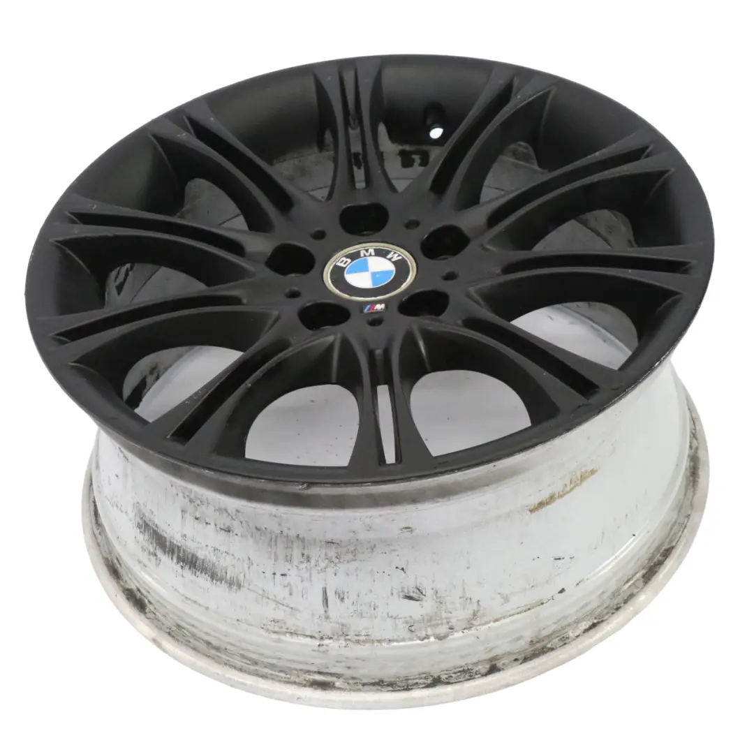 BMW E46 Z4 E85 Negro Delantero Llanta aleación 18 "ET:47 8J M Doble Radio 135