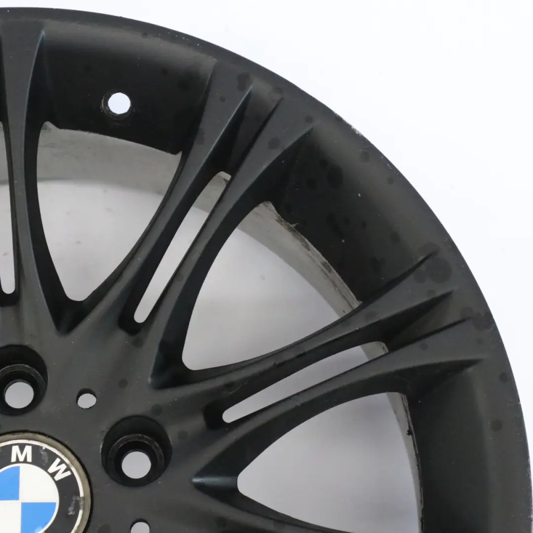 BMW E46 Z4 E85 Negro Delantero Llanta aleación de 18 "ET:47 8J M Doble Radio 135