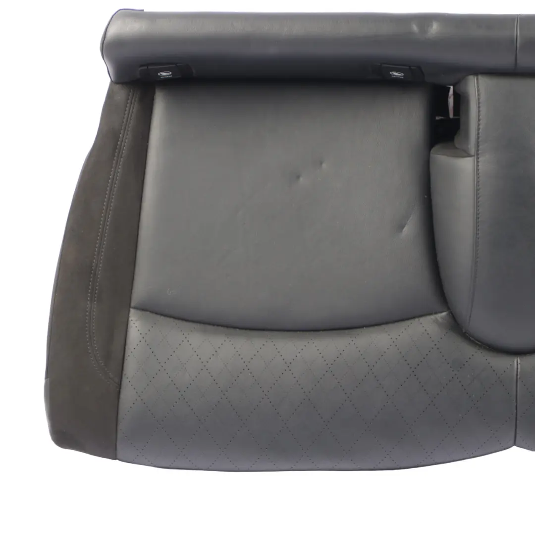 Mini F56 Rear Seat Bench Couch Leather Cross Punch Carbon Black