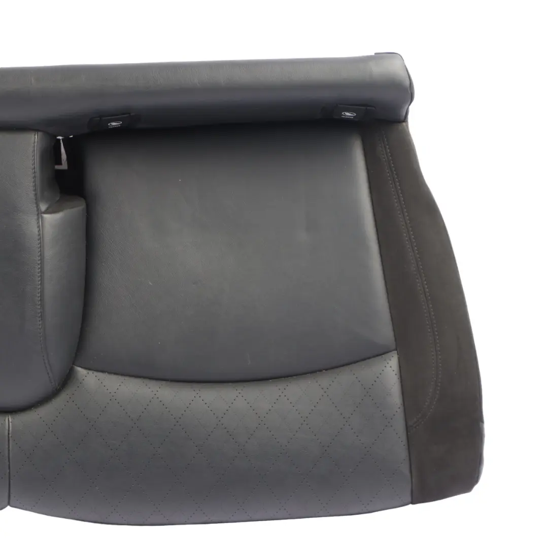 Mini F56 Rear Seat Bench Couch Leather Cross Punch Carbon Black