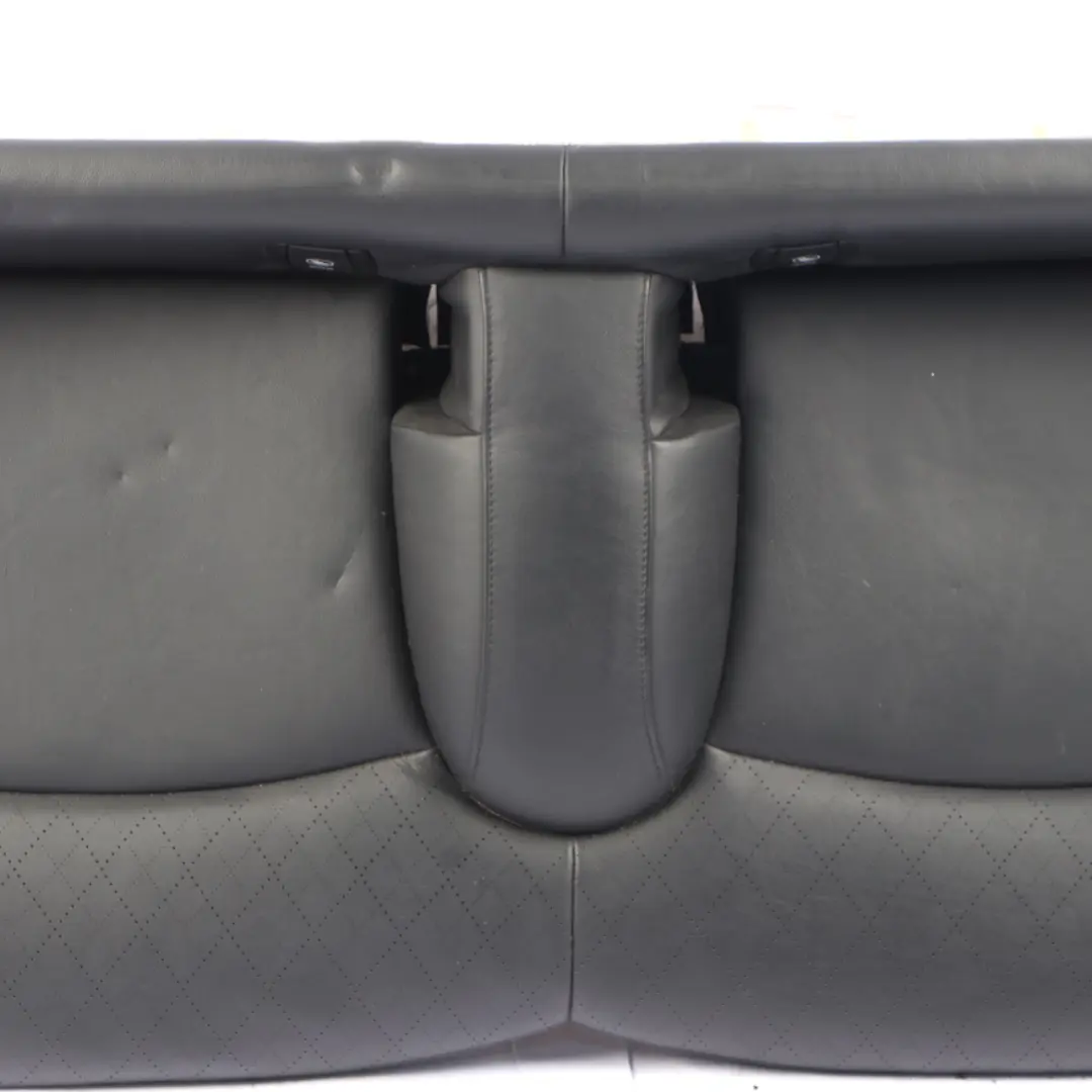 Mini F56 Rear Seat Bench Couch Leather Cross Punch Carbon Black