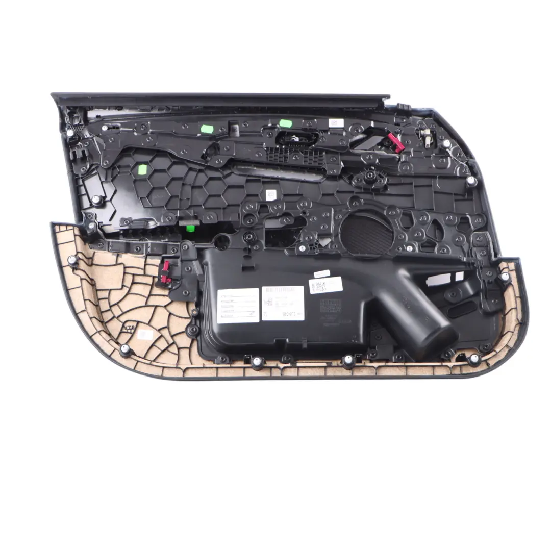 Door Card BMW G30 G31 Trim Lining Cover Leather Black Front Right O/S 7945866