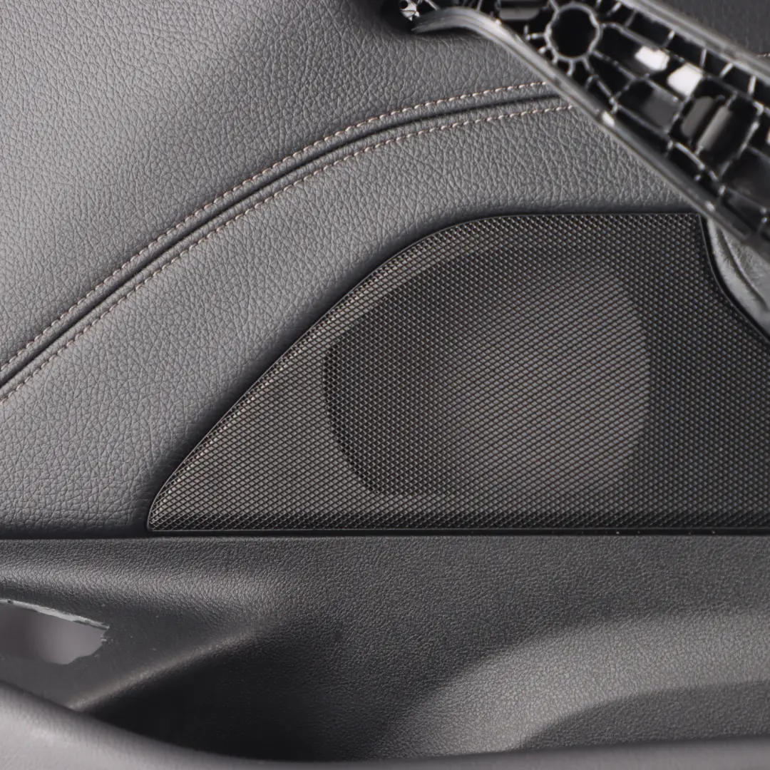 Door Card BMW G30 G31 Trim Lining Cover Leather Black Front Right O/S 7945866