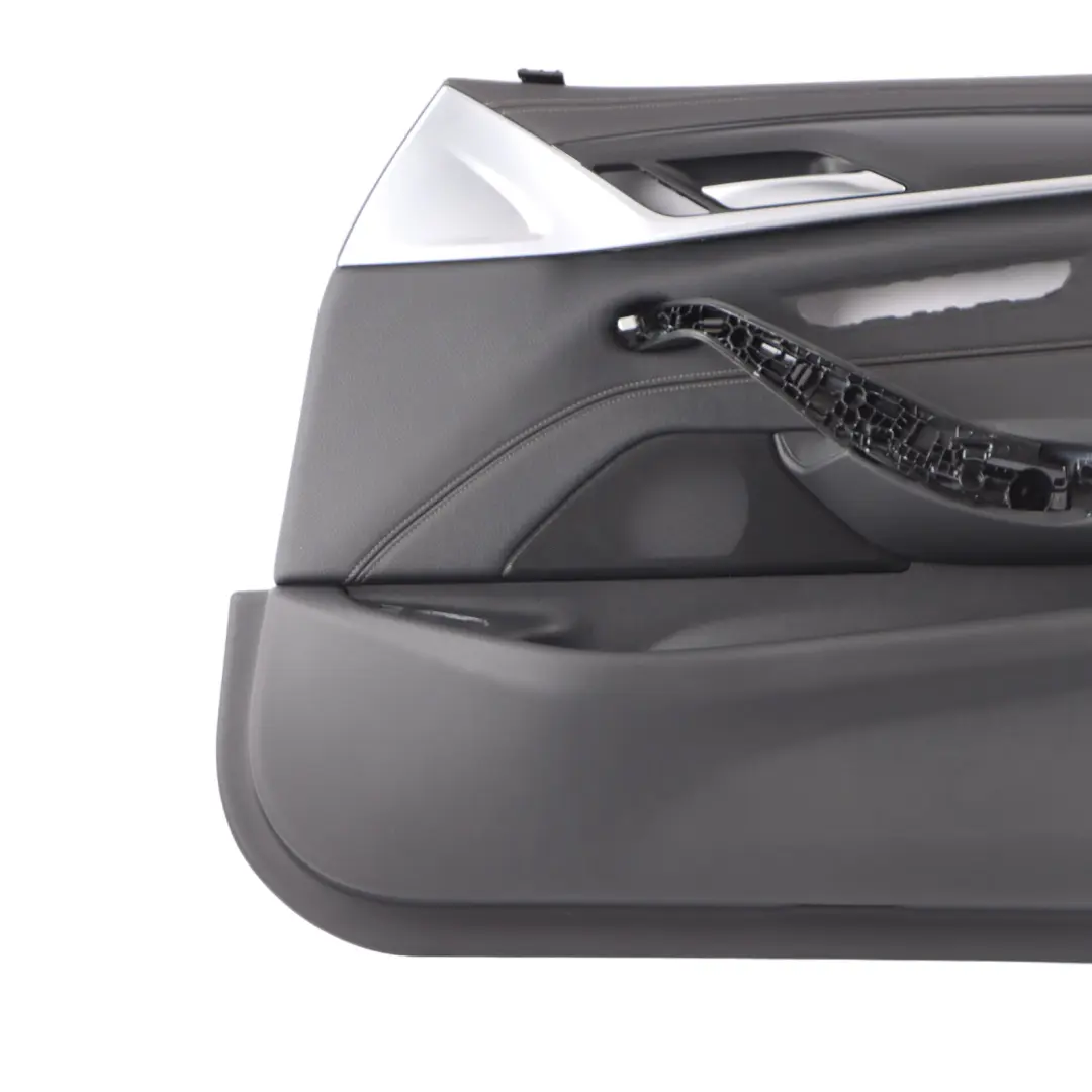 Door Card BMW G30 G31 Trim Lining Cover Leather Black Front Right O/S 7945866