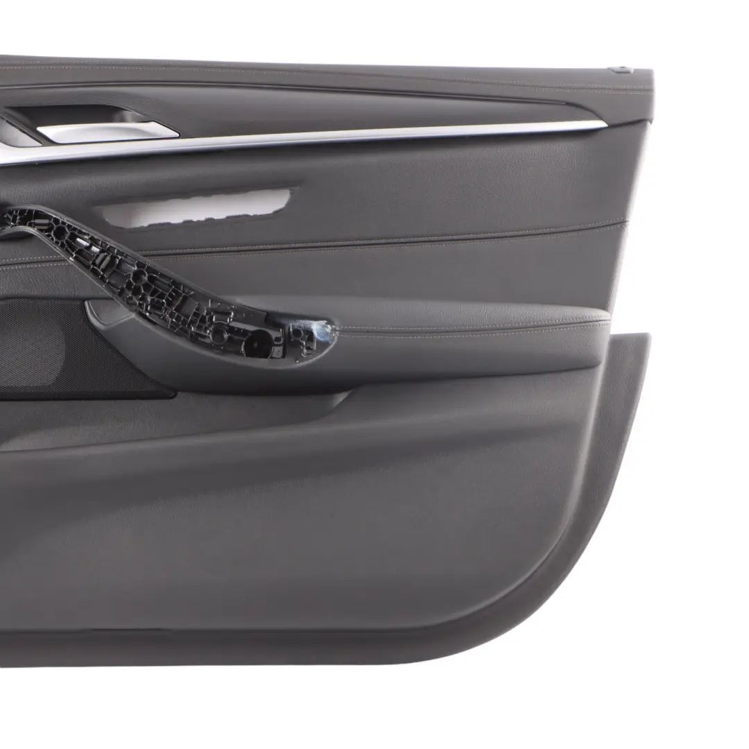 Door Card BMW G30 G31 Trim Lining Cover Leather Black Front Right O/S 7945866