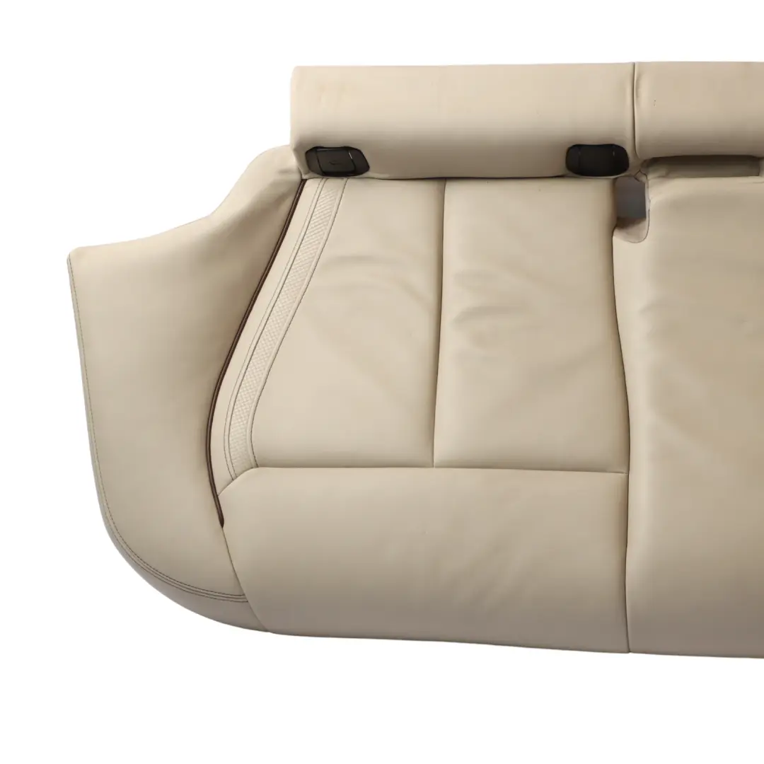 BMW F30 F31 LCI Rear Seat Bench Couch Cover Individual Leather Beige Heated ZAKS