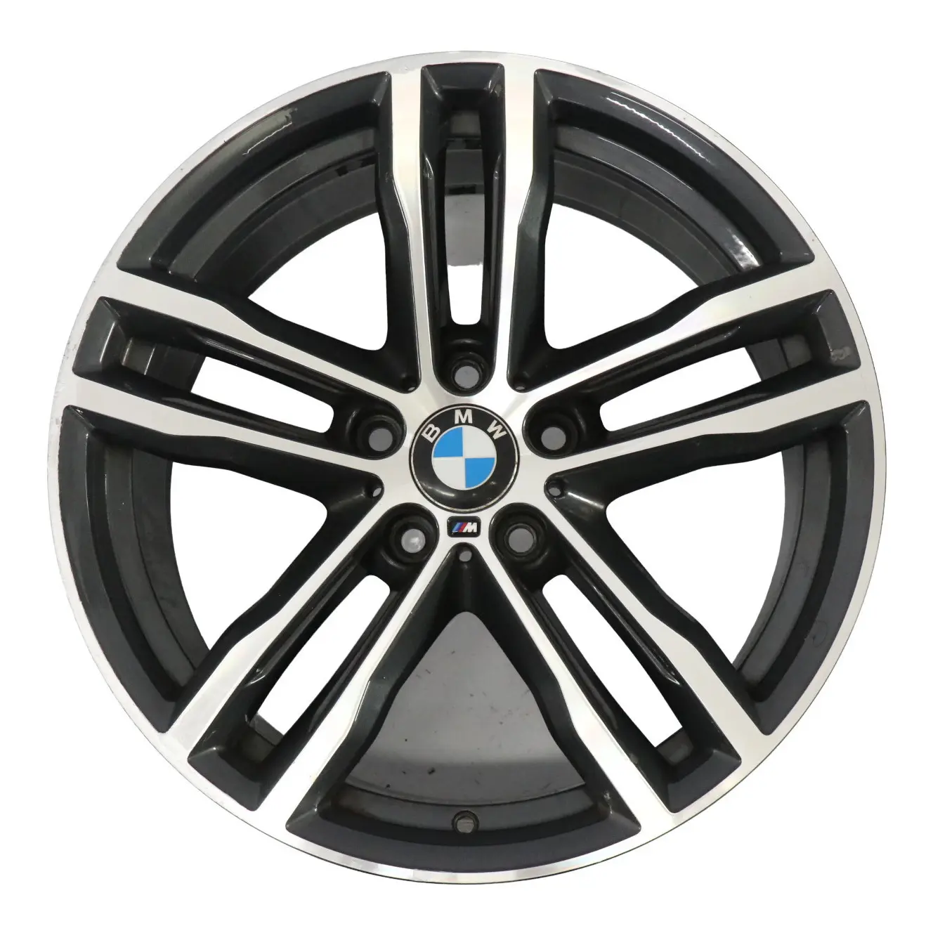 BMW F30 F31 Rear Grey Alloy Wheel Rim 19" ET:47 8,5J M Double Spoke 704M 8043651