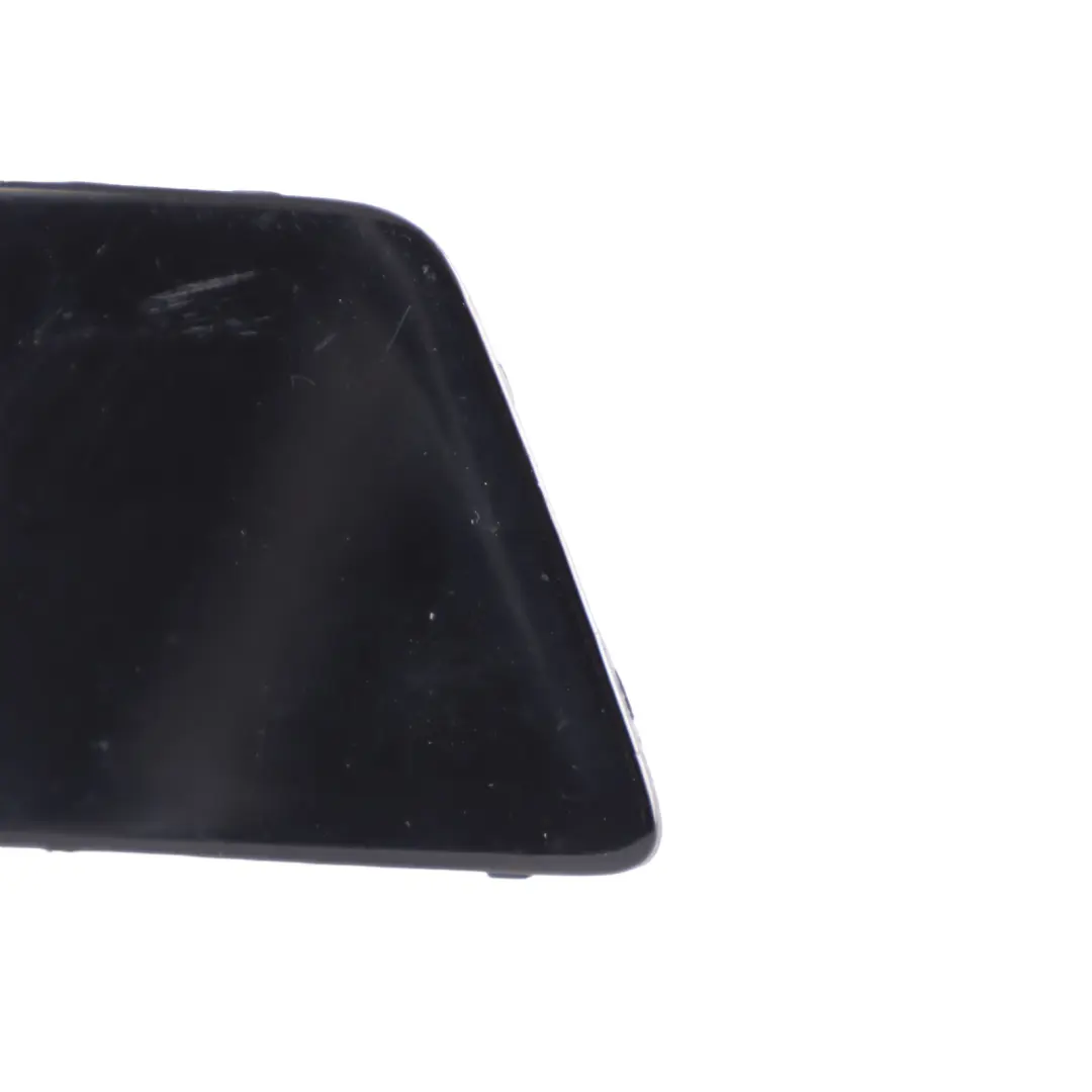 Towing Eye Hook Cover BMW F10 Front Bumper Cap Schwarz 2 Black - 668 8048681