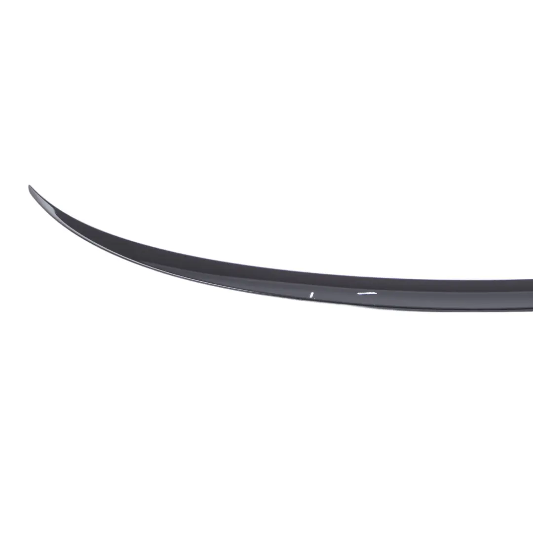 BMW F10 520d Sedan M Sport Rear Trunk Lid Spoiler Trim Schwarz 2 Black - 668