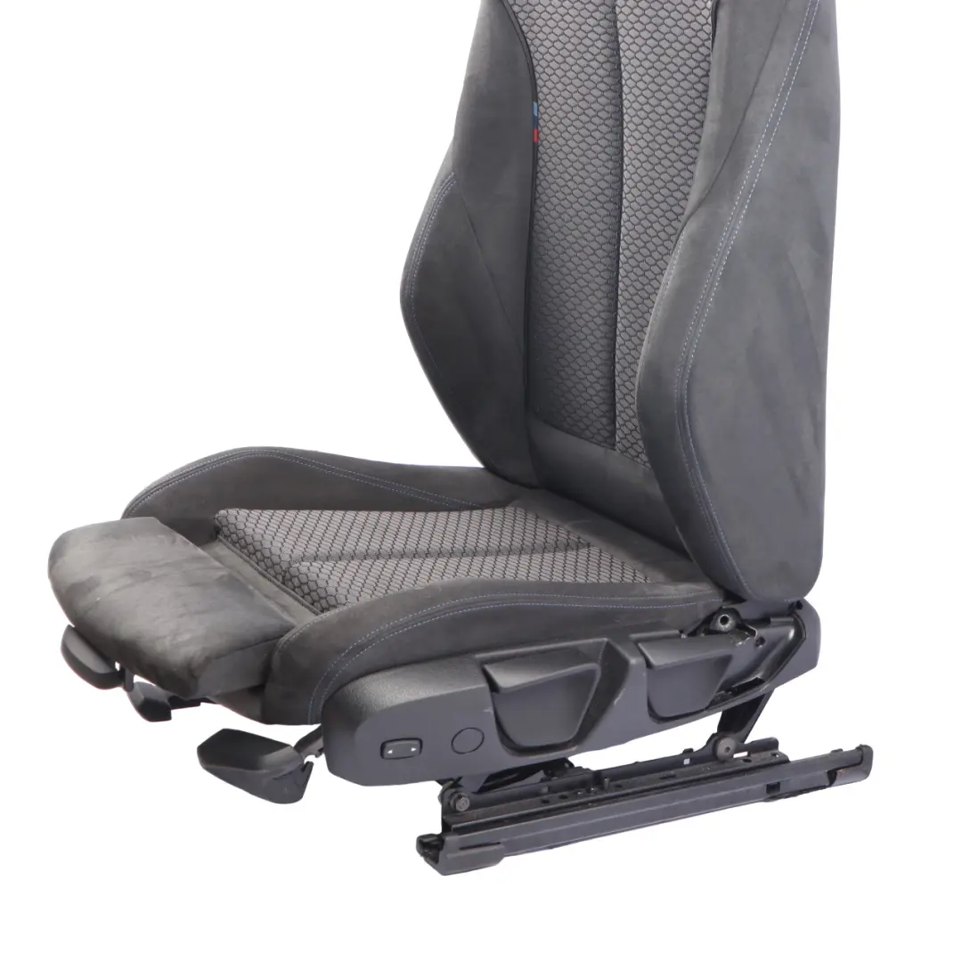 BMW F20 M Sport Front Left Sport Seat N/S Cloth Hexagon / Alcantara / Anthracit