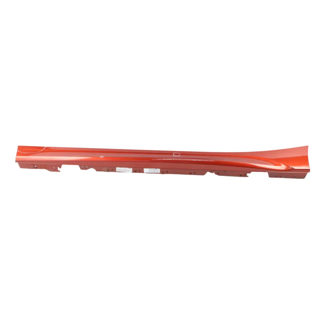 BMW F20 Side Skirt M Sport Sill Strip Left N/S Sunset Orange Metallic - C1X