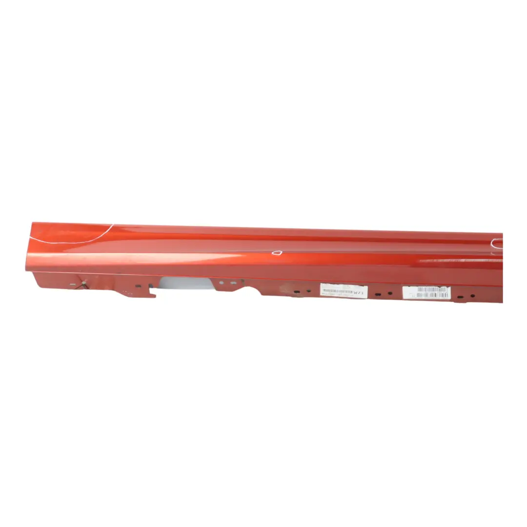 BMW F20 Side Skirt M Sport Sill Strip Left N/S Sunset Orange Metallic - C1X