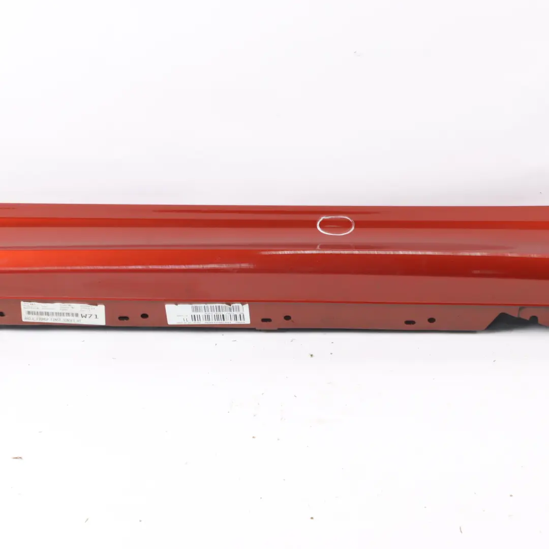 BMW F20 Side Skirt M Sport Sill Strip Left N/S Sunset Orange Metallic - C1X