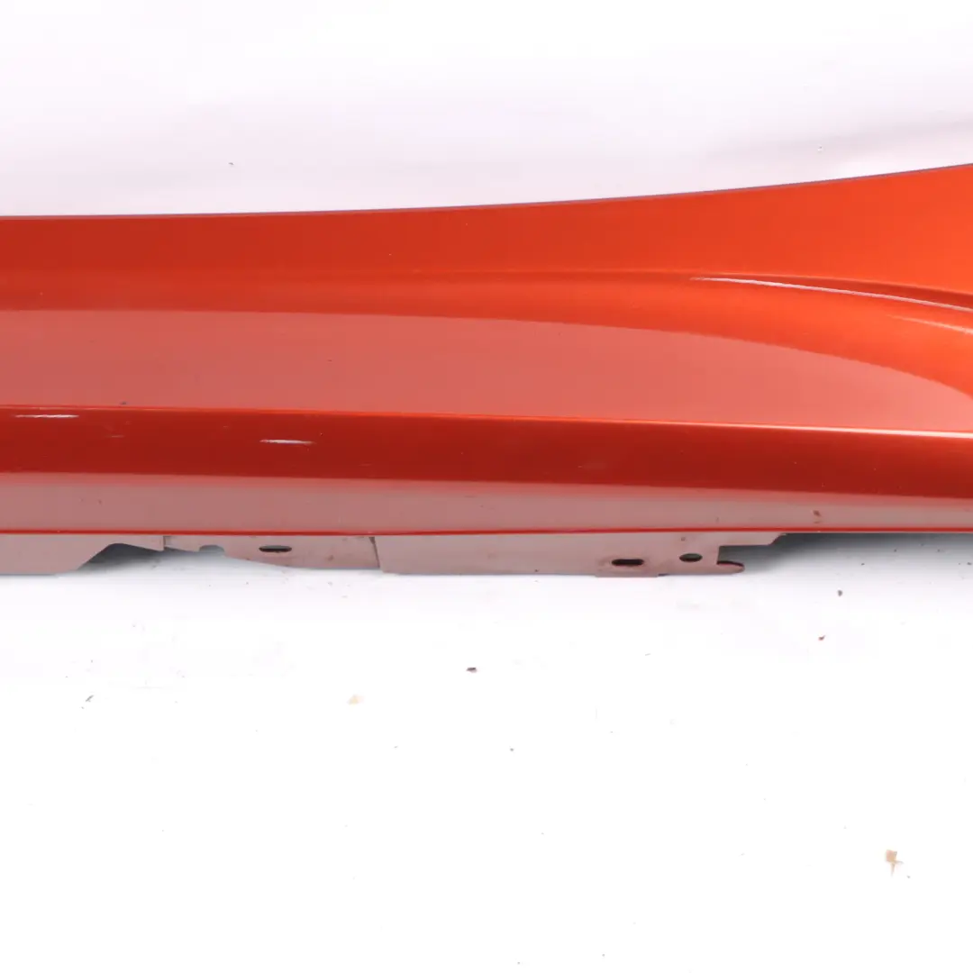 BMW F20 Side Skirt M Sport Sill Strip Left N/S Sunset Orange Metallic - C1X