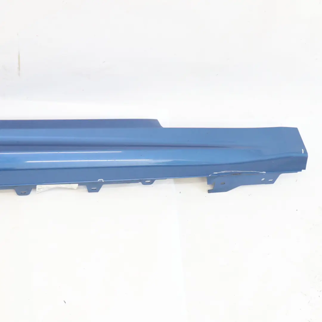 BMW F32 F33 Side Skirt M Sport Sill Strip Right O/S Estoril Blue Metallic - B45