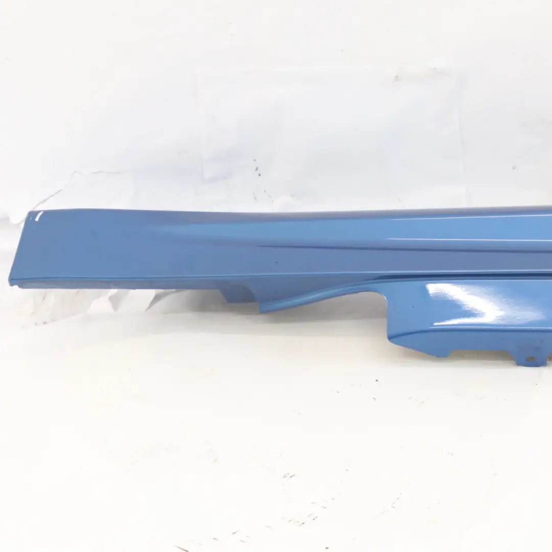 BMW F32 F33 Side Skirt M Sport Sill Strip Right O/S Estoril Blue Metallic - B45