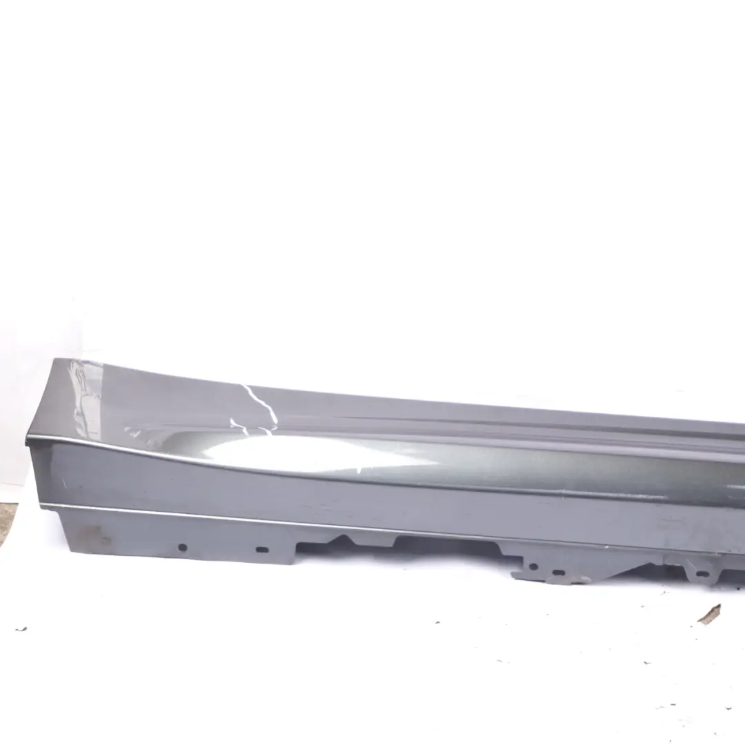 BMW F36 Side Skirt M Sport Sill Strip Right O/S Mineralgrau Grey Metallic - B39