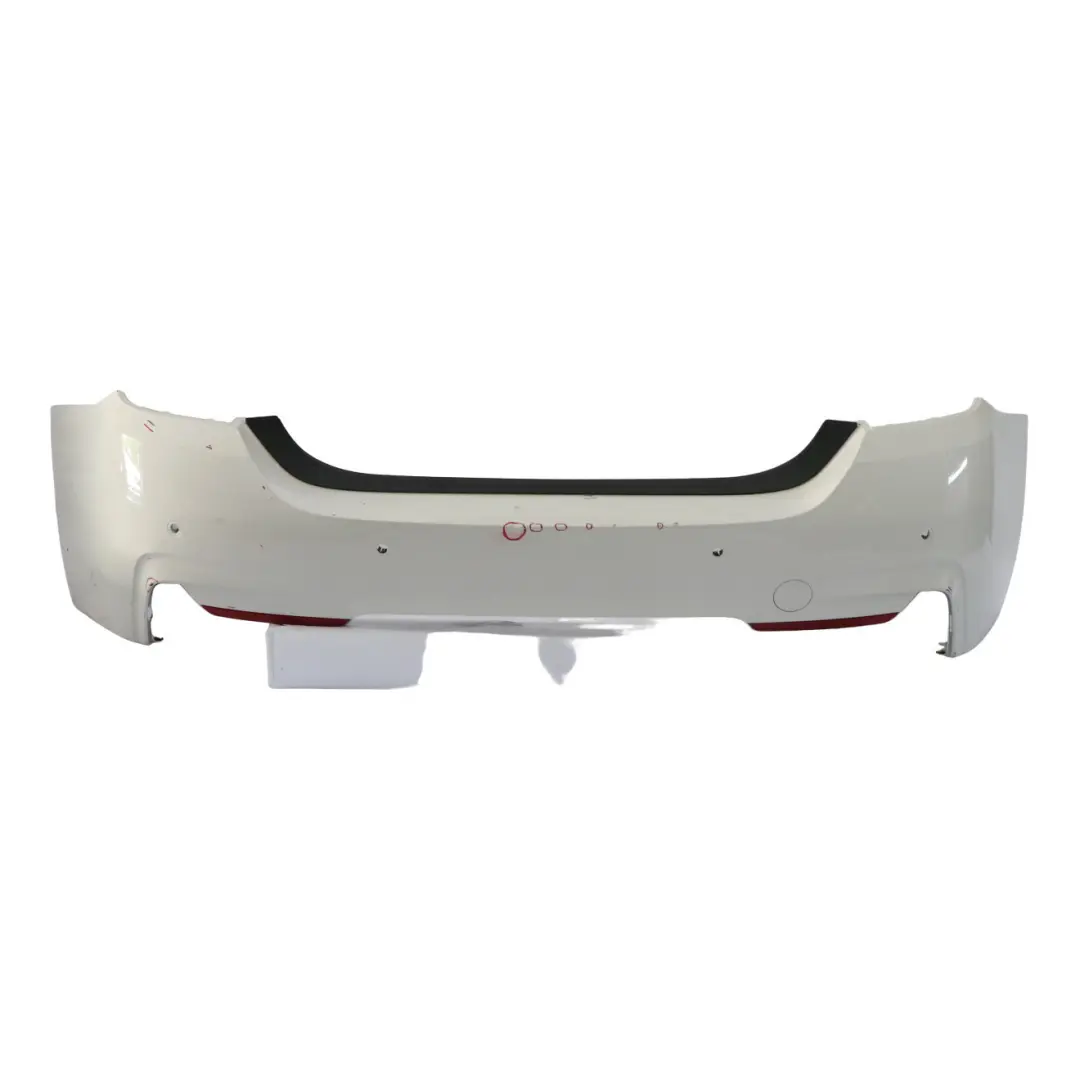 BMW F36 Rear Bumper M Sport Trim Panel Cover PDC Alpinweiss White - 300