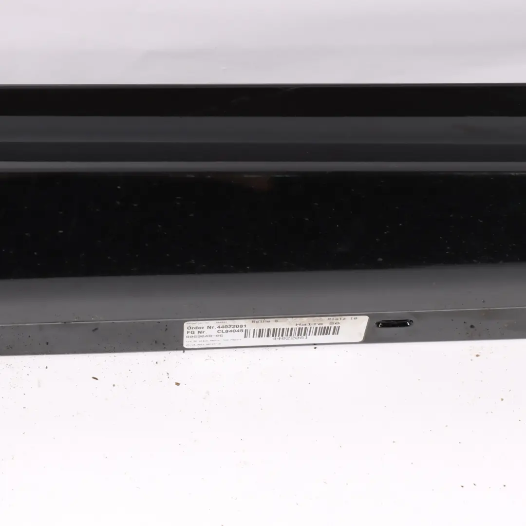 BMW G30 F90 M5 Side Skirt Sill Strip Right O/S Black Sapphire Metallic - 475