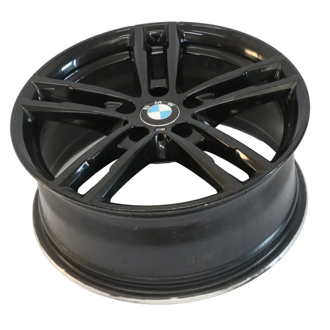 BMW F20 F21 F22 Llanta Aleación Negra 18" 7,5J ET:45 M Doble Radio 719 8074185