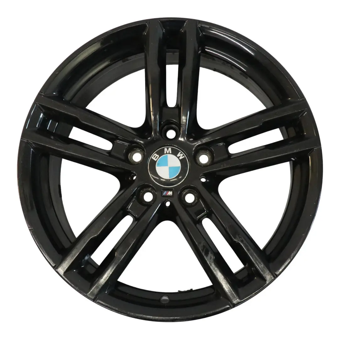 BMW F20 F21 F22 Llanta Aleación Negra 18" 7,5J ET:45 M Doble Radio 719 8074185