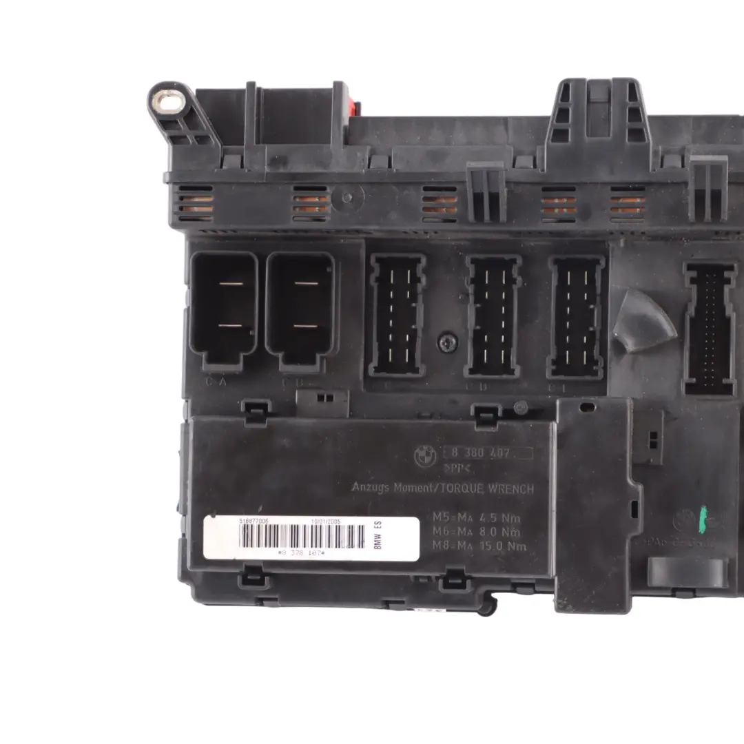 BMW X5 E53 Power Distribution Fusebox Cover Fuse Box 8380407