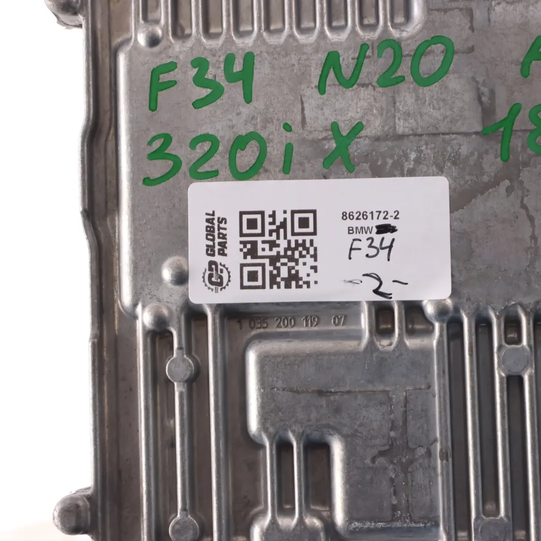 BMW F34 320IX N20 245HP Engine Control ECU Kit Module DDE 8626172 FEM Key