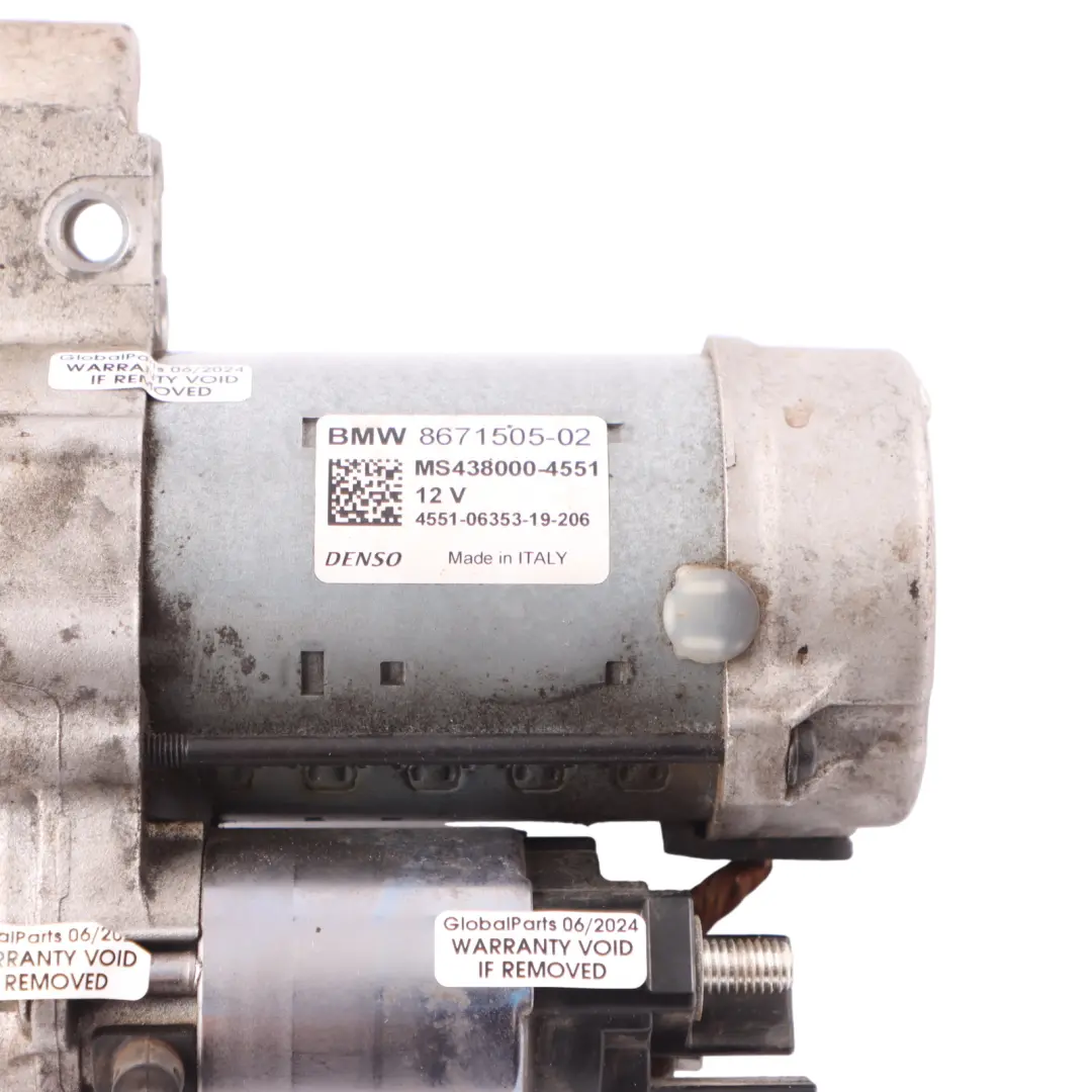 BMW F98 Motor de arranque 8671505