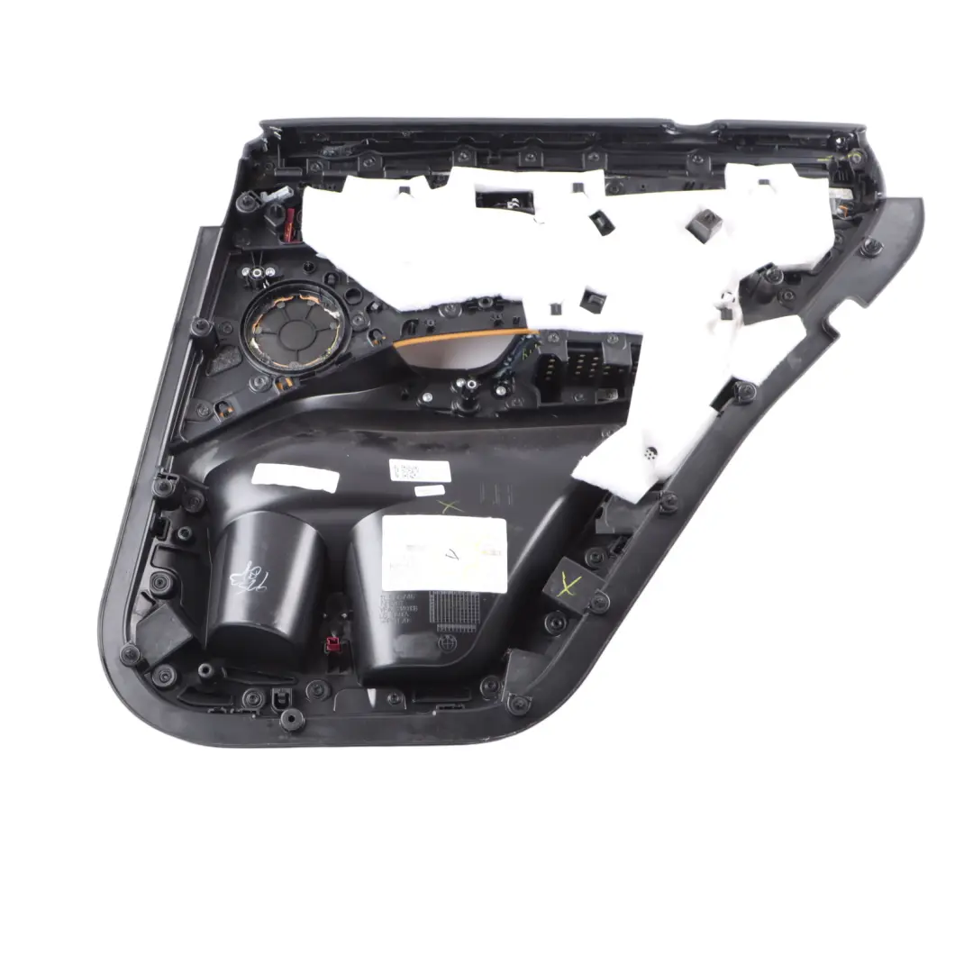 Door Card Lining BMW X4M F98 Rear Left N/S Leather Black / Midrand Beige 8747103