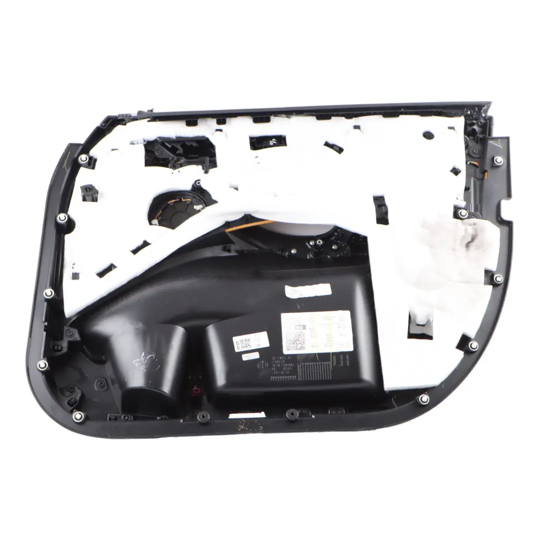 Door Card Panel BMW X4M F98 Front Left N/S Leather Black / Midrand Beige 8747143