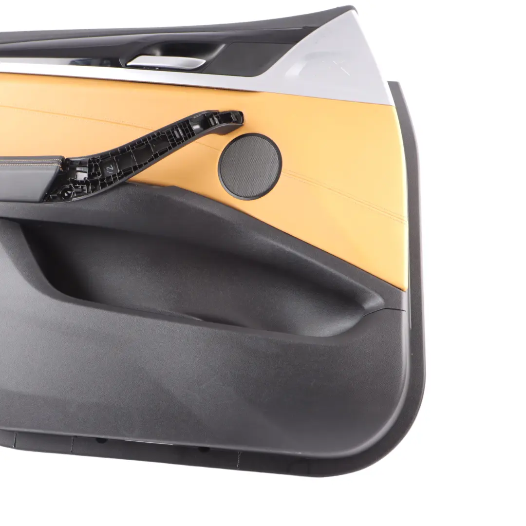 Door Card Panel BMW X4M F98 Front Left N/S Leather Black / Midrand Beige 8747143
