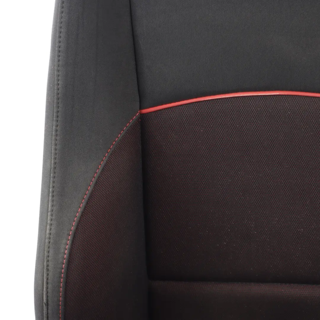 BMW E87 LCI M Sport Cloth Front Right O/S Seat Fabric Network Cranberry Red Rot