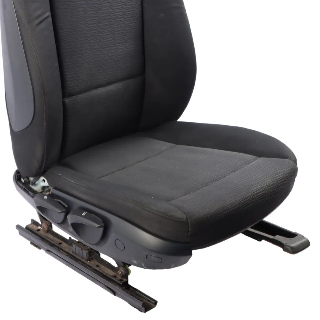 BMW E87 LCI Asiento Delantero Derecho Interior Tela Elektra Antracita