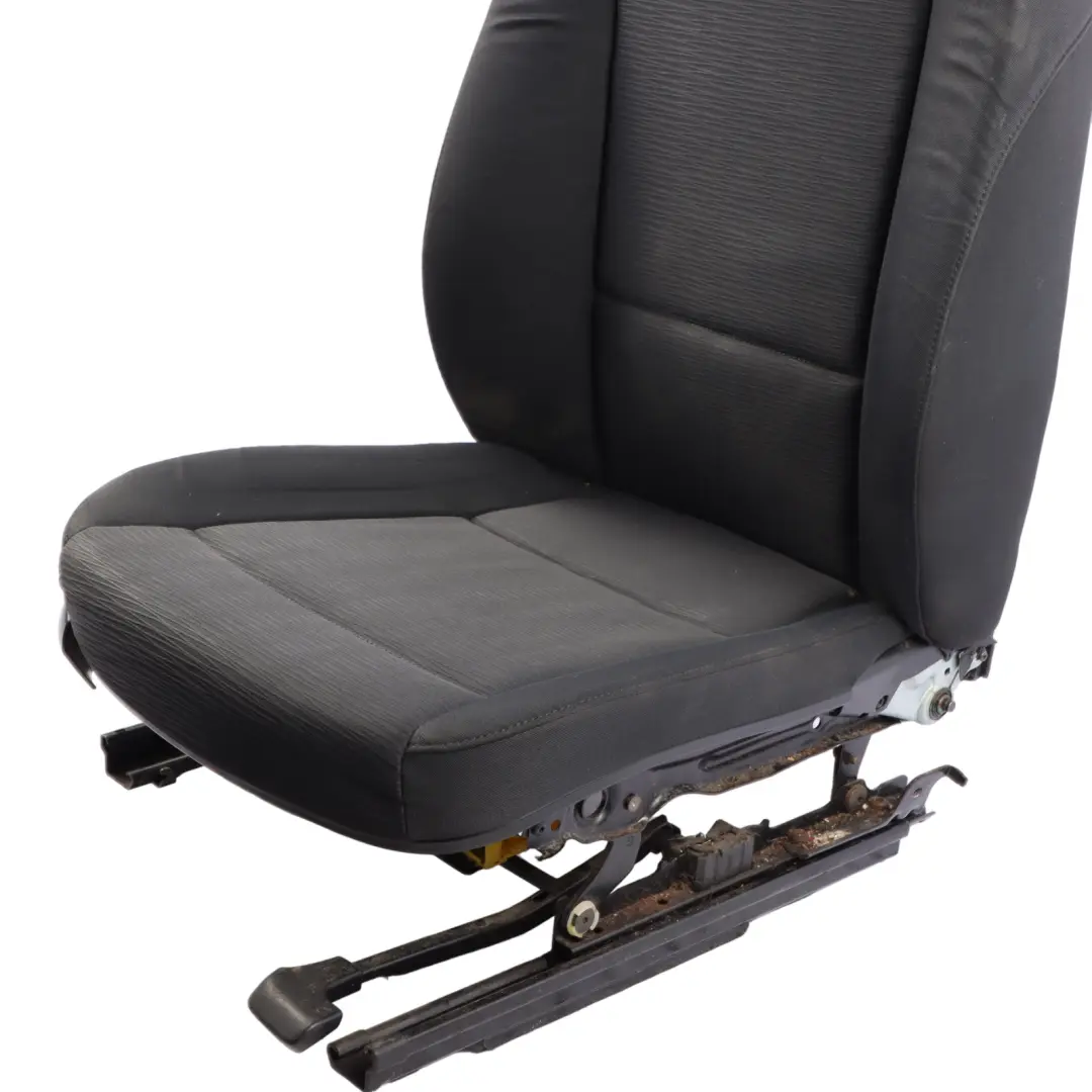 BMW E87 LCI Asiento Delantero Derecho Interior Tela Elektra Antracita